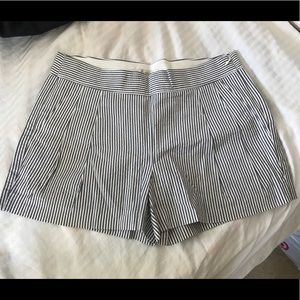 J.Crew Seersucker - Gray & White Shorts